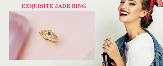 Carry the Blessings of the Four Directions with the MRW Zircon&Jade Silver Ring